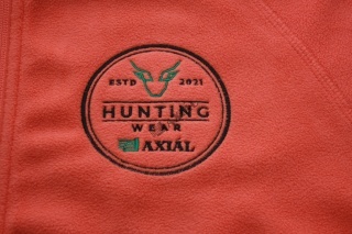 Axiál Hunting Wear narancs polár pulcsi XXXL